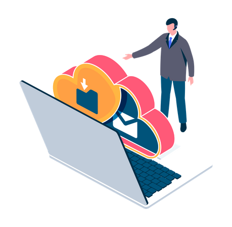 Email Marketing  Illustration