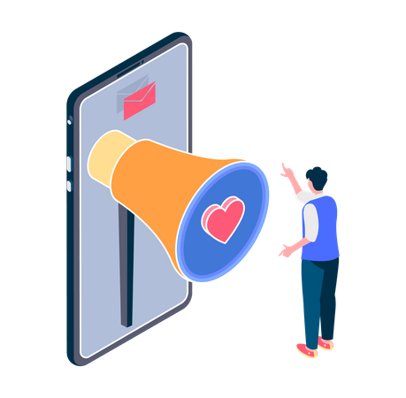 Email Marketing  Illustration