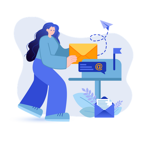 Email marketing  Illustration