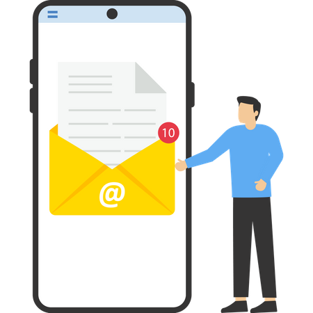 Email Marketing  Illustration