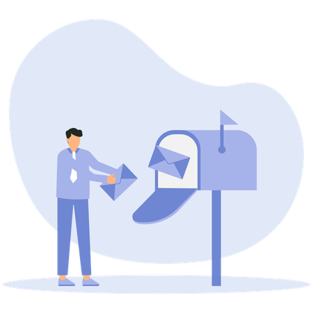 Email Marketing  Illustration