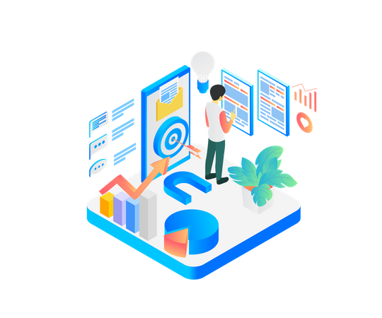 Email marketing strategy  Illustration