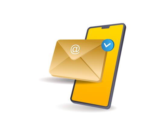 Email notification  Illustration