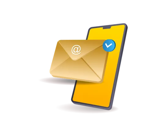 Email notification  Illustration