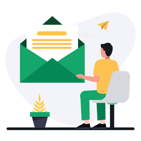 Email notification  Illustration