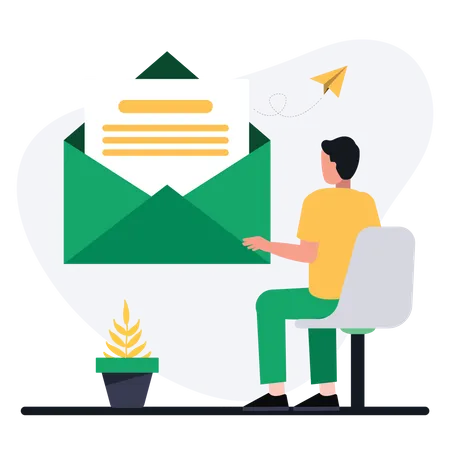 Email notification  Illustration