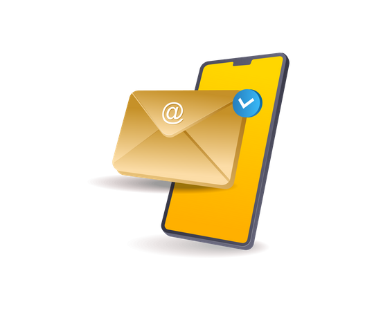 Email notification  Illustration