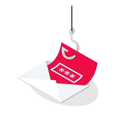Phishing par courrier électronique  Illustration