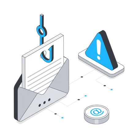 Email Phishing  Illustration