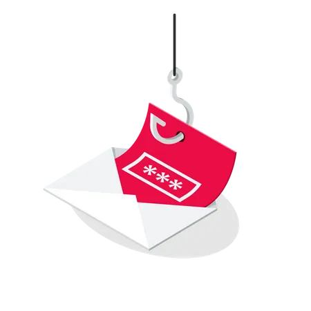 Email phishing  Illustration