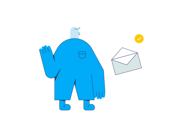 Email received Illustration