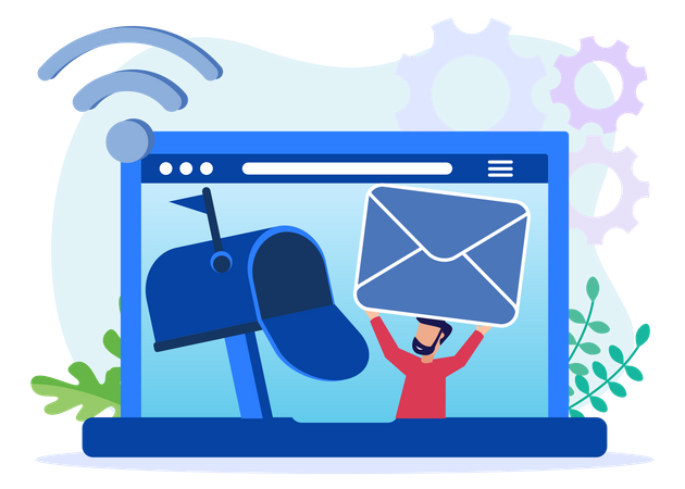 Email Received  Illustration