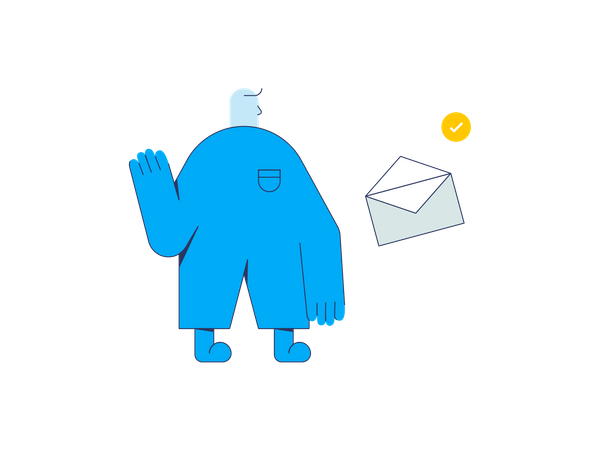 E-mail reçu  Illustration