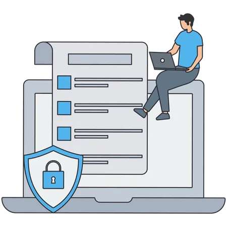 Email Security  Illustration