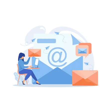 Email service  Illustration