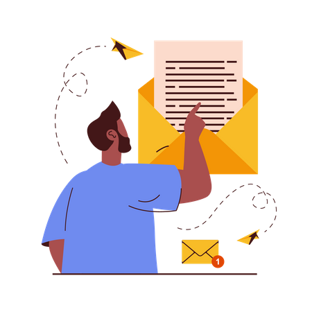 Email Service  Illustration