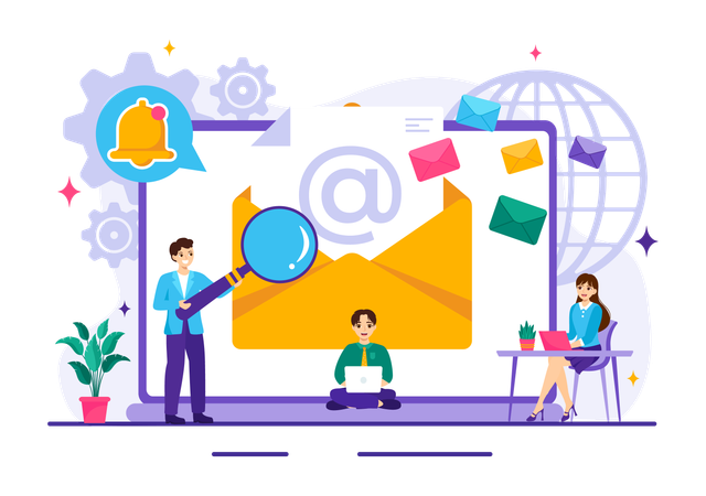 Email Service  Illustration