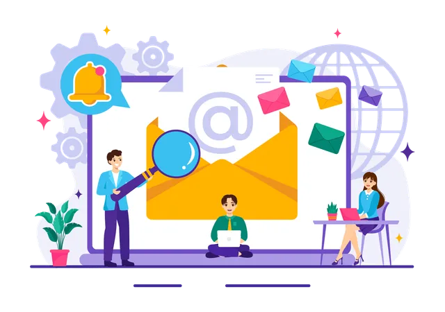 Email Service  Illustration