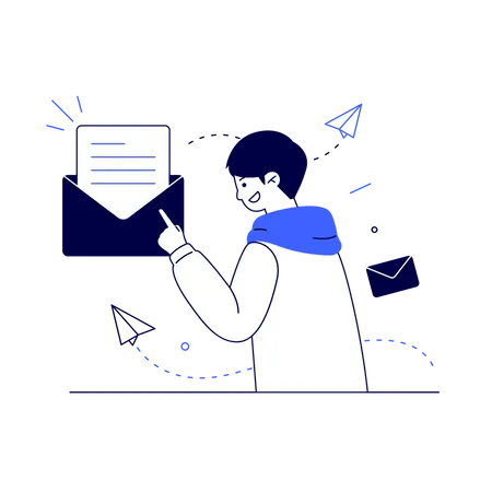 Email service  Illustration