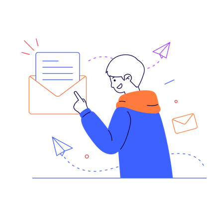 Email service  Illustration