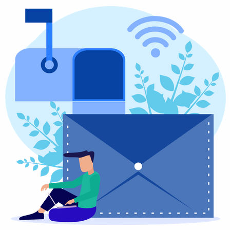 Email Services Illustration