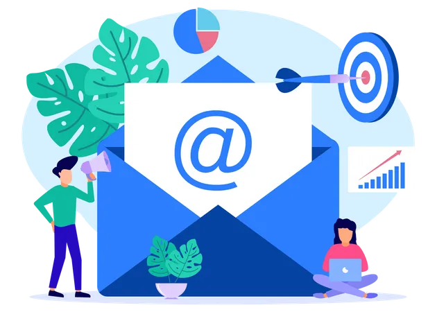 Email Services  Illustration