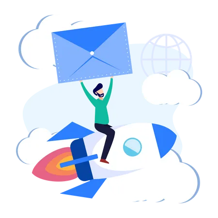 Email Services  Illustration