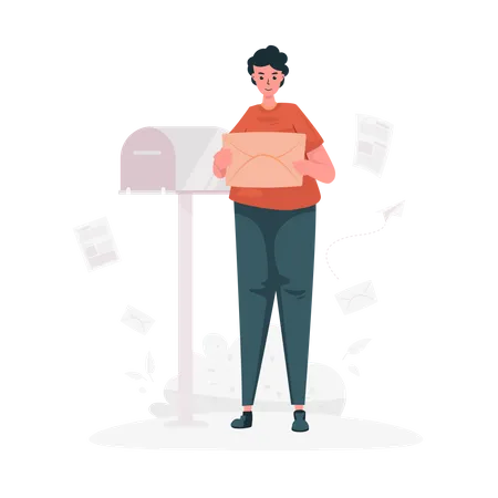 Email support  Illustration