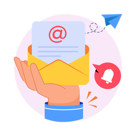 Email Support  Illustration