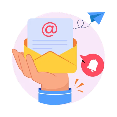 Email Support  Illustration