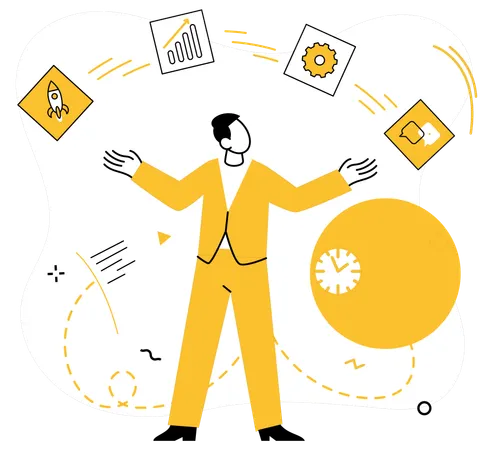 Embrace collaboration and creativity in team development for continuous improvement  Illustration