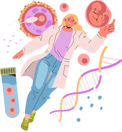 Embryotransfer  Illustration