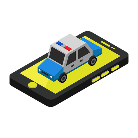 Emergency app  Illustration