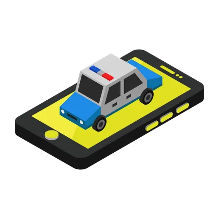 Emergency app  Illustration