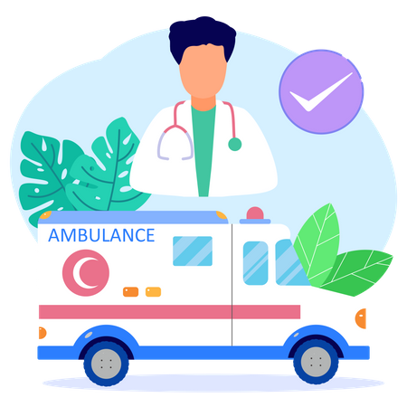 Emergency Doctor  Illustration