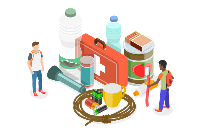 Emergency Kit  Illustration