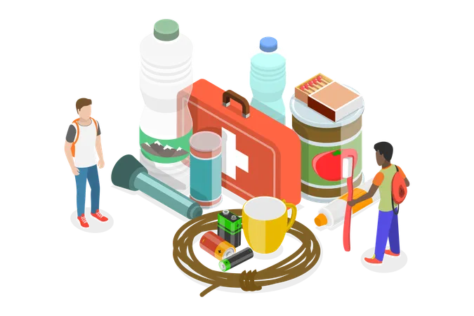 Emergency Kit  Illustration