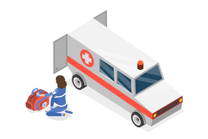 Emergency Medical Technician  Illustration