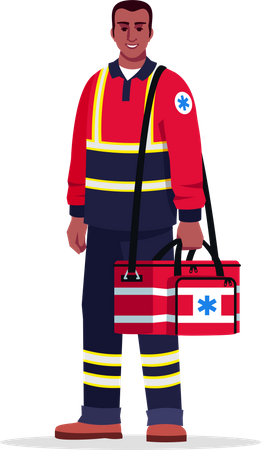 Emergency medical technician  Illustration