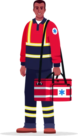 Emergency medical technician  Illustration