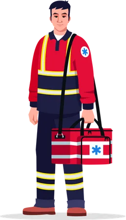 Emergency medical technician  Illustration