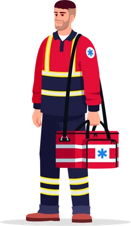 Emergency medical technician  Illustration