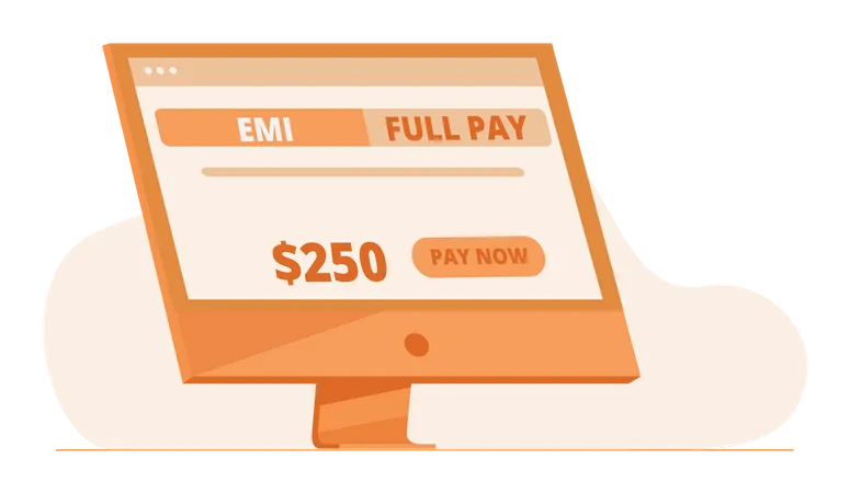 Paiement emi  Illustration