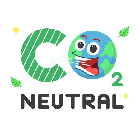 Emissões líquidas zero  Ilustração