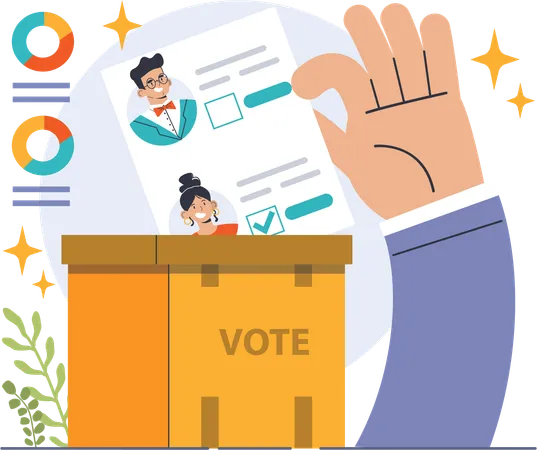 Emitir su voto  Ilustración