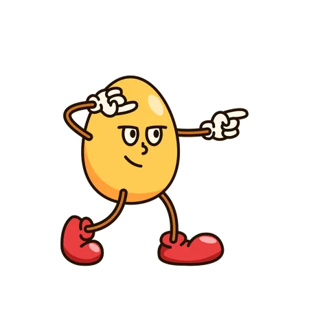 Huevo emoji  Ilustración