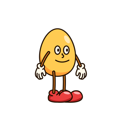 Huevo emoji  Ilustración