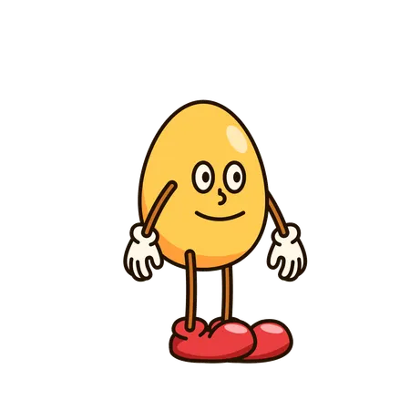 Huevo emoji  Ilustración