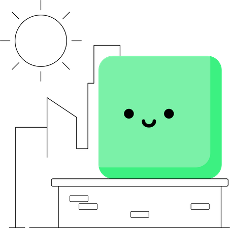 Emoji heureux  Illustration