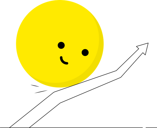 Emoji souriant  Illustration